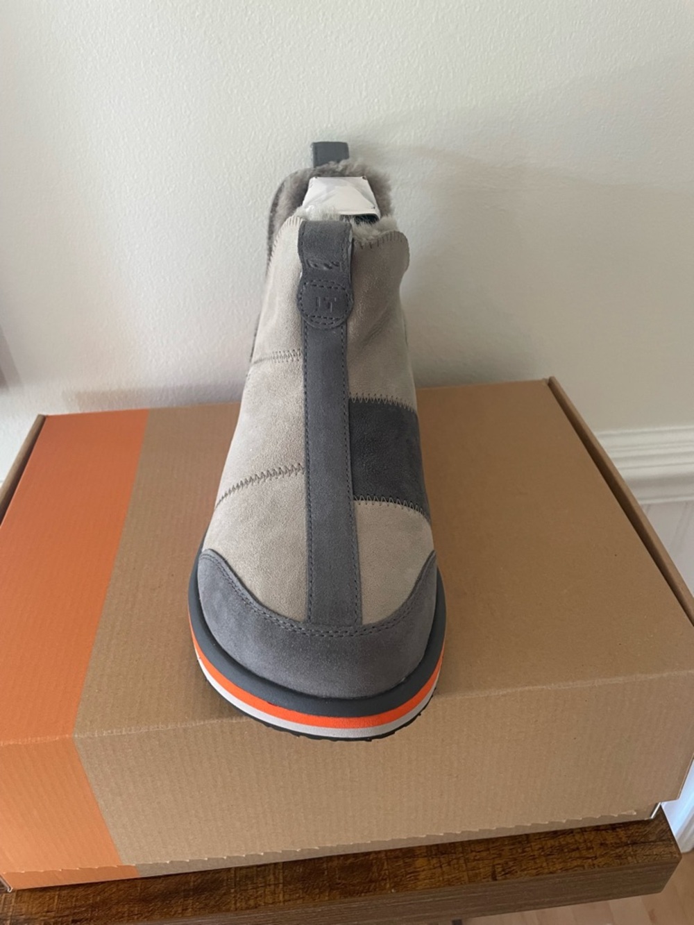 Men's Grey Suede Slip-On Deckers Lab KO-Z Series